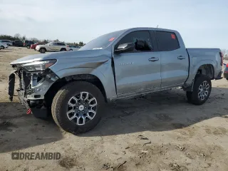 2024 Chevrolet Colorado 4WD Z71 with VIN 1GCPTDEK0R1127474, listed as a Copart auction lot 43428075 with 0 mi miles and Salvage Title. Bid and sale history available at carsss.com. Image 1.