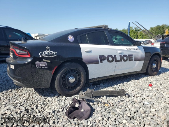 2018 Dodge Charger Police with VIN 2C3CDXKT9JH249108, listed as a Copart auction lot 50931725 with Not Provided miles and Salvage Title. Bid and sale history available at carsss.com. Image 3.
