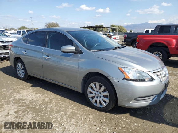2014 Nissan Sentra SV with VIN 3N1AB7AP7EL676302, listed as a Copart auction lot 42874855 with 141,945 mi miles and Clean title. Bid and sale history available at DreamBid. Image 4.