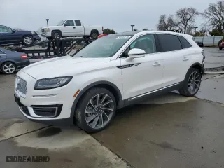 2019 Lincoln Nautilus Reserve with VIN 2LMPJ8LP2KBL66885, listed as a Copart auction lot 36005273 with 53,745 mi miles. Bid and sale history available at carsss.com. Image 1.