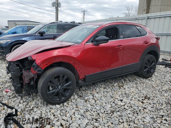 2021 Mazda CX-30 Premium with VIN 3MVDMBDY8MM307404, listed as a Copart auction lot 50386285 with 58,461 mi miles and Clean Title. Bid and sale history available at carsss.com. Image 1.