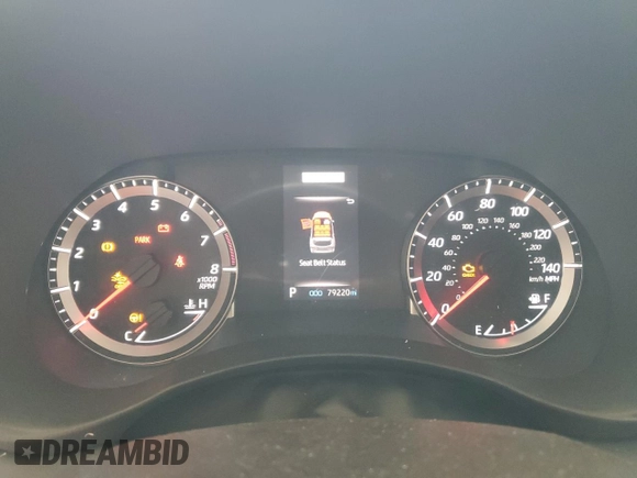 2021 Toyota Highlander L with VIN 5TDBZRBHXMS532381, listed as a Copart auction lot 52785915 with 79,220 mi miles and Salvage title. Bid and sale history available at DreamBid. Image 9.