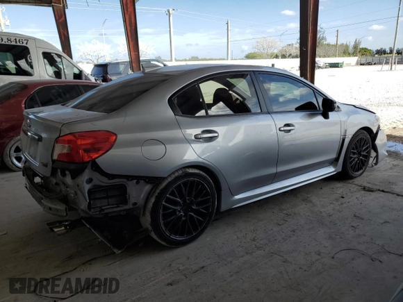 2017 Subaru WRX STI with VIN JF1VA2M6XH9817941, listed as a Copart auction lot 55410095 with 120,263 mi miles and Salvage title. Bid and sale history available at DreamBid. Image 3.