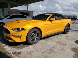 2022 Ford Mustang EcoBoost with VIN 1FATP8UH2N5147928, listed as a Copart auction lot 48338643 with 4,570 mi miles. Bid and sale history available at carsss.com. Image 1.
