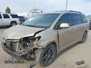 2013 Toyota Sienna XLE AAS with VIN 5TDYK3DC1DS333877, listed as a IAAI auction lot 40481401 with 183,658 mi miles and . Bid and sale history available at carsss.com. Image 2.