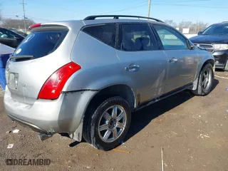 2004 Nissan Murano SE with VIN JN8AZ08W94W342718, listed as a IAAI auction lot 41387057 with 257,778 mi miles. Bid and sale history available at carsss.com. Image 4.