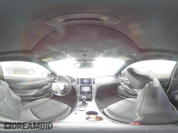 2020 Infiniti Q60 Luxe with VIN JN1EV7EK0LM340405, listed as a Copart auction lot 47387225 with 88,219 mi miles and Salvage title. Bid and sale history available at DreamBid. Image 13.