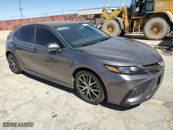 2022 Toyota Camry SE with VIN 4T1G11AK8NU672529, listed as a Copart auction lot 73362154 with 78,475 mi miles and Salvage Title. Bid and sale history available at carsss.com. Image 4.