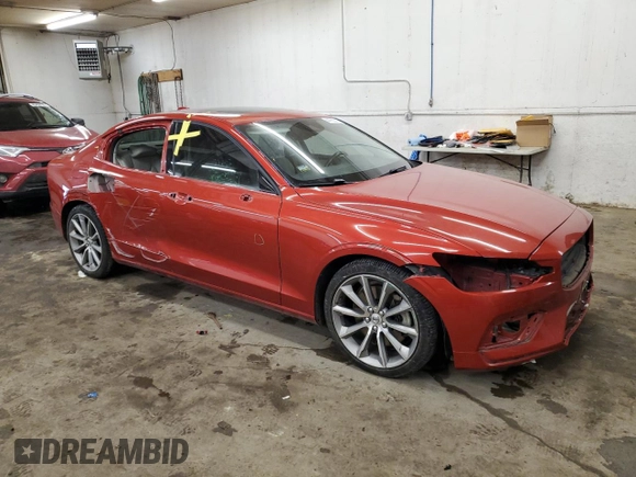 2019 Volvo S60 Momentum with VIN 7JRA22TK7KG002217, listed as a Copart auction lot 44789375 with 89,015 mi miles and Salvage Title. Bid and sale history available at carsss.com. Image 4.