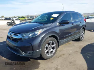 2018 Honda CR-V EX-L z VIN 7FARW1H87JE055784, wystawiony jako IAAI lot #42028869 z przebiegiem 135 222 mil mil oraz . Historia ofert i sprzedaży dostępna na DreamBid. Obrazek 2.