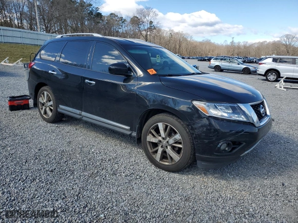 2014 Nissan Pathfinder SV with VIN 5N1AR2MM3EC728948, listed as a Copart auction lot 47887805 with 189,279 mi miles and Salvage Title. Bid and sale history available at carsss.com. Image 4.