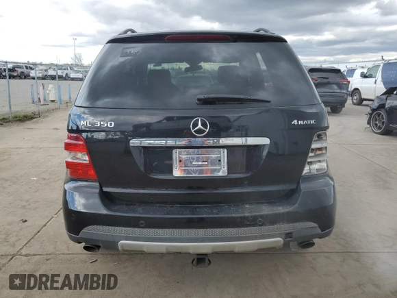 2007 Mercedes-Benz M 350 with VIN 4JGBB86E87A256889, listed as a Copart auction lot 48168195 with Not Provided miles and Clean Title. Bid and sale history available at DreamBid. Image 6.