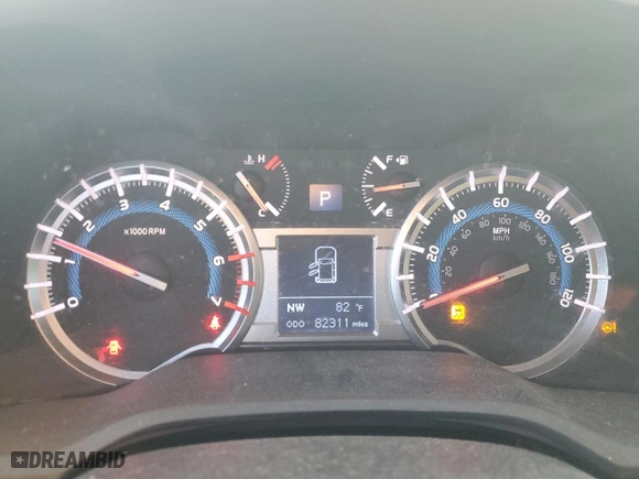 2017 Toyota 4Runner SR5 with VIN JTEZU5JR6H5148217, listed as a Copart auction lot 47829365 with 82,311 mi miles and Salvage Title. Bid and sale history available at carsss.com. Image 9.
