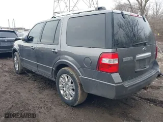 2012 Ford Expedition Limited with VIN 1FMJU2A53CEF54179, listed as a IAAI auction lot 41666851 with 216,491 mi miles. Bid and sale history available at carsss.com. Image 3.