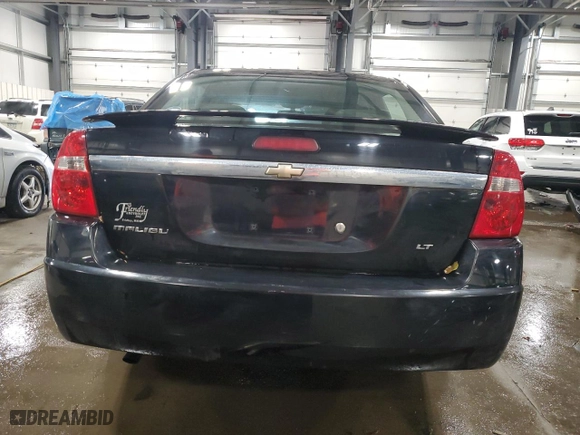 2007 Chevrolet Malibu LT w/2LT with VIN 1G1ZT58N37F172907, listed as a Copart auction lot 46429295 with 124,195 mi miles and Salvage Title. Bid and sale history available at carsss.com. Image 6.