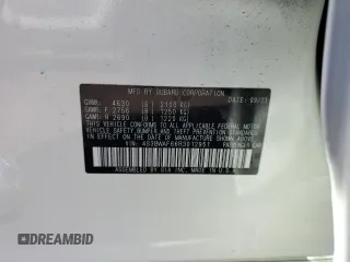 2024 Subaru Legacy Premium z VIN 4S3BWAF66R3012951, wystawiony jako Copart lot #53900515 z przebiegiem 21 697 mil mil oraz Szkoda całkowita • Salvage title. Historia ofert i sprzedaży dostępna na DreamBid. Obrazek 14.