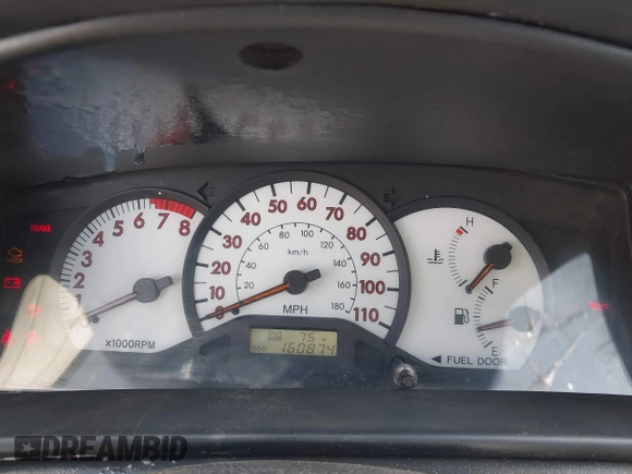 2003 Toyota Corolla CE with VIN 1NXBR32E43Z107862, listed as a IAAI auction lot 42170648 with 160,874 mi miles and . Bid and sale history available at DreamBid. Image 7.