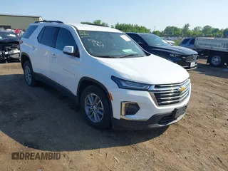 2023 Chevrolet Traverse LT Cloth with VIN 1GNEVGKW9PJ144823, listed as a IAAI auction lot 42472151 with 47,902 mi miles and . Bid and sale history available at DreamBid. Image 1.