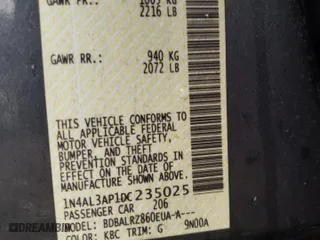 2013 Nissan Altima 2.5 S with VIN 1N4AL3AP1DC235025, listed as a Copart auction lot 83856384 with 160,160 mi miles and Non Repairable. Bid and sale history available at carsss.com. Image 12.