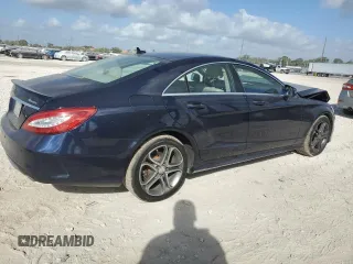 2015 Mercedes-Benz CLS 400 with VIN WDDLJ6HB8FA154029, listed as a Copart auction lot 45173395 with 63,889 mi miles and Salvage title. Bid and sale history available at DreamBid. Image 3.