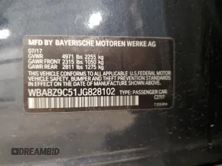 2018 BMW 3 Series 330i xDrive with VIN WBA8Z9C51JG828102, listed as a Copart auction lot 81577104 with 58,782 mi miles and Salvage Title. Bid and sale history available at carsss.com. Image 14.