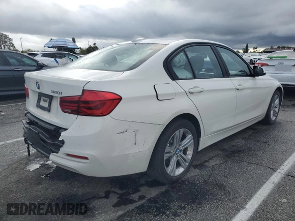 2017 BMW 3 Series 320i with VIN WBA8E1G50HNU14029, listed as a Copart auction lot 48386015 with 87,852 mi miles and Salvage Title. Bid and sale history available at carsss.com. Image 3.