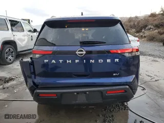 2024 Nissan Pathfinder SV with VIN 5N1DR3BA4RC287316, listed as a Copart auction lot 86280194 with 13,201 mi miles and Salvage Title. Bid and sale history available at carsss.com. Image 6.