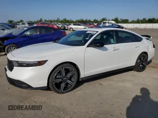 2024 Honda Accord Sport с VIN 1HGCY2F53RA036052, выставлен на аукционе Copart как лот 53452965 с пробегом 19 174 миль миль и Списание • Salvage title. История ставок и продаж доступна на DreamBid. Изображение 1.