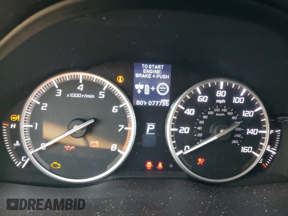 2018 Acura RDX with VIN 5J8TB4H34JL023943, listed as a Copart auction lot 59873003 with 77,735 mi miles. Bid and sale history available at carsss.com. Image 9.