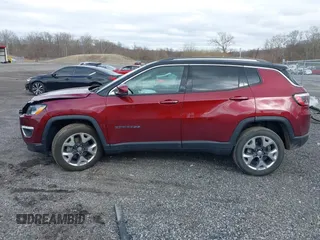 2021 Jeep Compass Limited with VIN 3C4NJDCB3MT601337, listed as a IAAI auction lot 41808321 with 38,209 mi miles and . Bid and sale history available at DreamBid. Image 14.