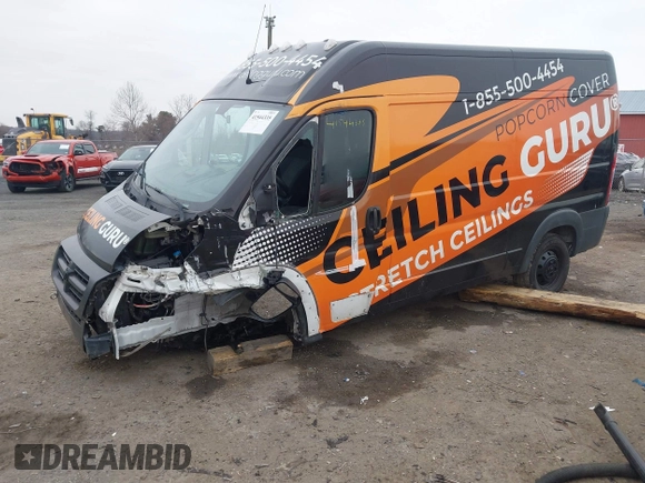 2017 Ram ProMaster Cargo with VIN 3C6TRVBG3HE543864, listed as a IAAI auction lot 41544335 with 81,224 mi miles and . Bid and sale history available at carsss.com. Image 2.