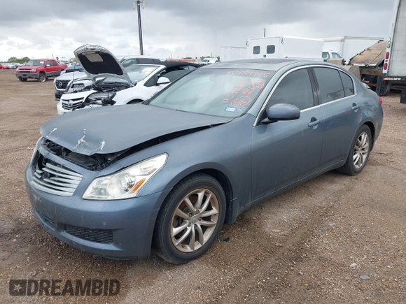 2008 Infiniti G35 Sedan Journey with VIN JNKBV61EX8M206632, listed as a IAAI auction lot 40984795 with 211,871 mi miles. Bid and sale history available at carsss.com. Image 2.