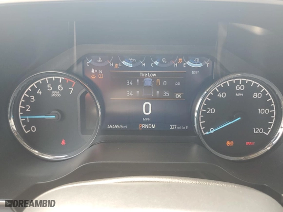 2021 Ford F-150 XL with VIN 1FTFW1E81MKE62834, listed as a Copart auction lot 61336584 with 45,455 mi miles and Salvage Title. Bid and sale history available at carsss.com. Image 9.