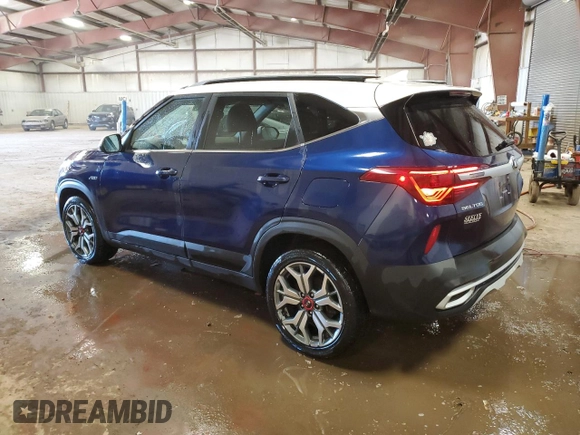 2021 Kia Seltos S with VIN KNDEUCA26M7129076, listed as a Copart auction lot 50740645 with 36,177 mi miles and Salvage Title. Bid and sale history available at carsss.com. Image 2.