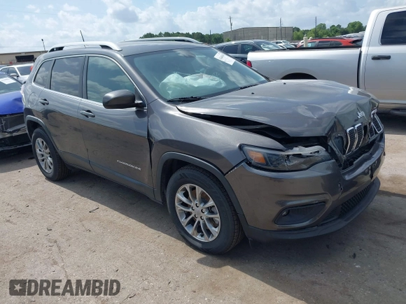 2019 Jeep Cherokee Latitude Plus with VIN 1C4PJLLB1KD172060, listed as a IAAI auction lot 42446369 with 91,222 mi miles and . Bid and sale history available at DreamBid. Image 1.