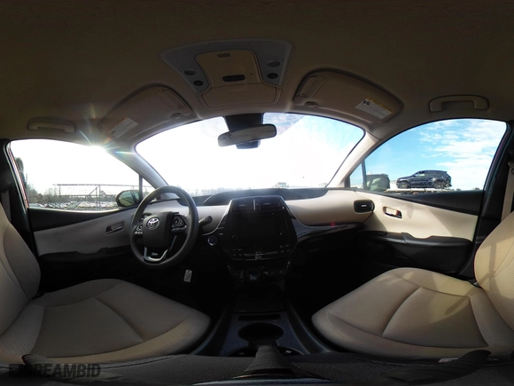 2019 Toyota Prius L Eco with VIN JTDKARFU5K3091949, listed as a IAAI auction lot 41836297 with 46,854 mi miles. Bid and sale history available at carsss.com. Image 18.