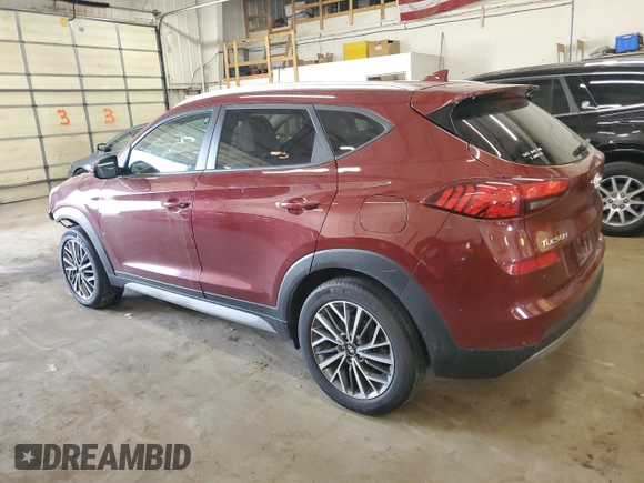 2019 Hyundai Tucson Ultimate with VIN KM8J3CAL8KU014192, listed as a Copart auction lot 49346385 with 57,079 mi miles and Salvage Title. Bid and sale history available at carsss.com. Image 2.