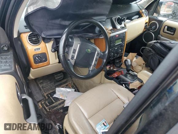 2008 Land Rover LR3 HSE with VIN SALAG25408A474083, listed as a Copart auction lot 59713975 with 117,075 mi miles and Salvage title. Bid and sale history available at DreamBid. Image 8.