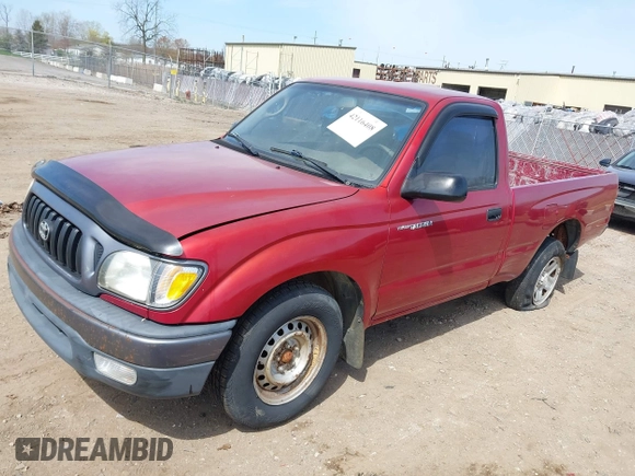 2002 Toyota Tacoma with VIN 5TENL42N42Z882581, listed as a IAAI auction lot 42116408 with 136,126 mi miles. Bid and sale history available at carsss.com. Image 2.