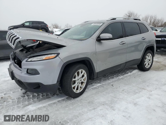 2015 Jeep Cherokee Latitude with VIN 1C4PJLCS1FW573327, listed as a Copart auction lot 43335995 with Not Provided miles and Salvage Title. Bid and sale history available at carsss.com. Image 1.