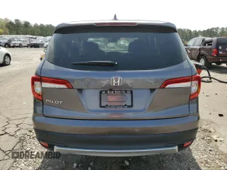 2022 Honda Pilot EX-L with VIN 5FNYF5H54NB014880, listed as a Copart auction lot 50223345 with 34,021 mi miles and Salvage title. Bid and sale history available at DreamBid. Image 6.
