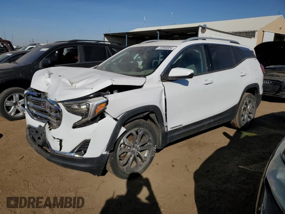2019 GMC Terrain SLT with VIN 3GKALVEX4KL275802, listed as a Copart auction lot 72000084 with 53,450 mi miles and Clean Title. Bid and sale history available at carsss.com. Image 1.
