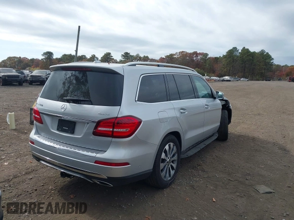 2018 Mercedes-Benz GLS 450 z VIN 4JGDF6EE9JB126835, wystawiony jako IAAI lot #40689971 z przebiegiem 57 698 mil mil oraz . Historia ofert i sprzedaży dostępna na DreamBid. Obrazek 4.