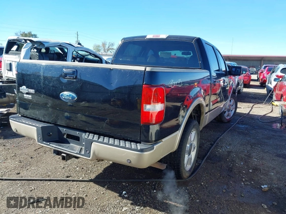 2007 Ford F-150 XLT with VIN 1FTPW14V97KD59614, listed as a IAAI auction lot 40870164 with 186,134 mi miles. Bid and sale history available at carsss.com. Image 4.