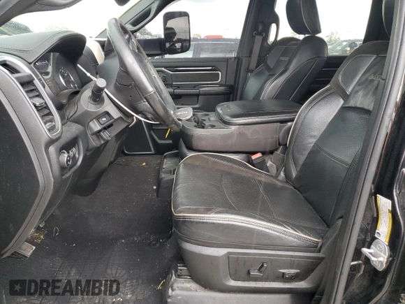 2019 Ram 3500 Laramie with VIN 3C63R3ML7KG676573, listed as a Copart auction lot 73013634 with 109,682 mi miles and Salvage Title. Bid and sale history available at carsss.com. Image 7.