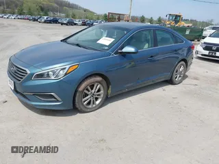 2017 Hyundai Sonata SE with VIN 5NPE24AF9HH452408, listed as a IAAI auction lot 42039484 with 105,004 mi miles. Bid and sale history available at carsss.com. Image 2.