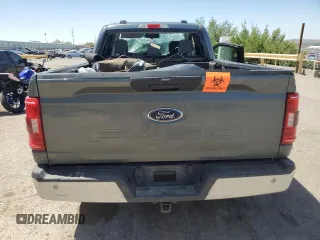 2021 Ford F-150 XL with VIN 1FTFX1E56MKE66445, listed as a Copart auction lot 58535595 with Not provided miles and Salvage title. Bid and sale history available at DreamBid. Image 6.
