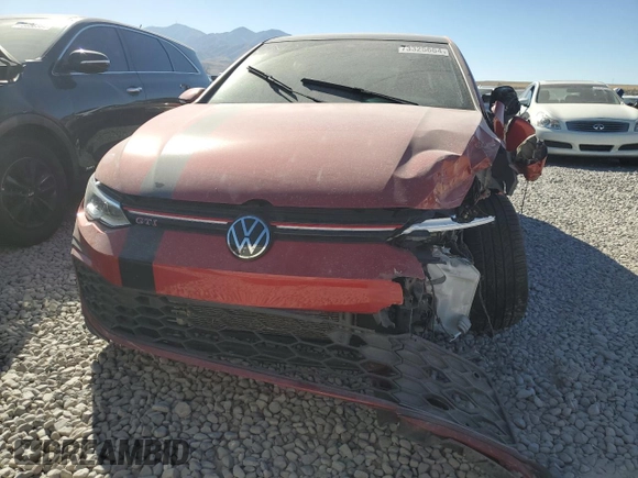 2022 Volkswagen Golf GTI SE with VIN WVWN87CD8NW133177, listed as a Copart auction lot 73325664 with 29,734 mi miles and Salvage Title. Bid and sale history available at carsss.com. Image 5.