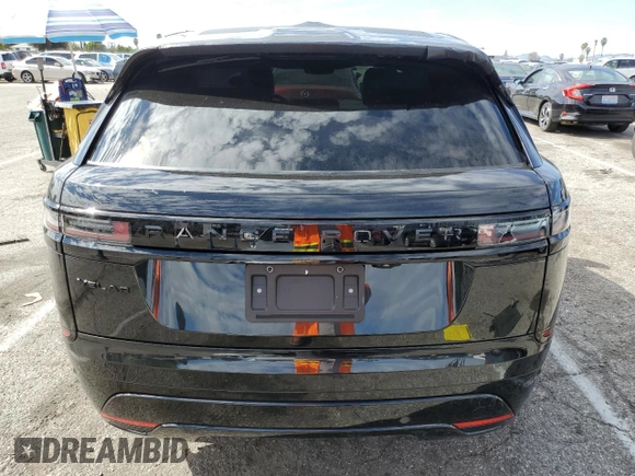 2024 Land Rover Range Rover Velar Dynamic SE with VIN SALYL2EXXRA386373, listed as a Copart auction lot 46256485 with 19,602 mi miles and Salvage title. Bid and sale history available at DreamBid. Image 6.