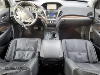 2017 Acura MDX w/Advance Pkg with VIN 5FRYD4H81HB001548, listed as a Copart auction lot 45001065 with 65,888 mi miles and Salvage Title. Bid and sale history available at carsss.com. Image 8.